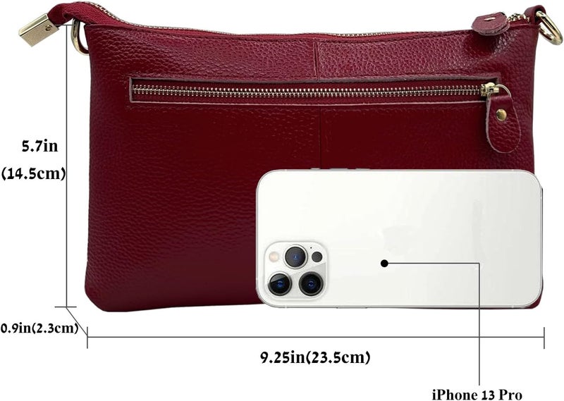 Beurlike Leather Wristlet Wallet Clutch Purses For Women Small Crossbody Phone Bags - Image 3
